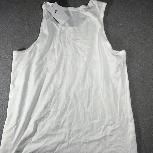 NWT Nike Mens Medium White Airphoria Nike Graphic Tank Top Size  The Nike Tee - Picture 5 of 5